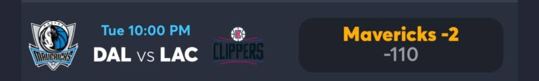 Mavericks vs Clippers AI Prediction Best Bet - NBA AI Pick