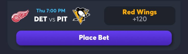 Red Wings vs Penguins AI Prediction