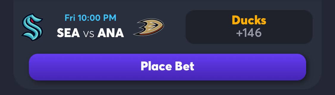 Kraken vs Ducks: AI Prediction & Best Odds - AI NHL Pick