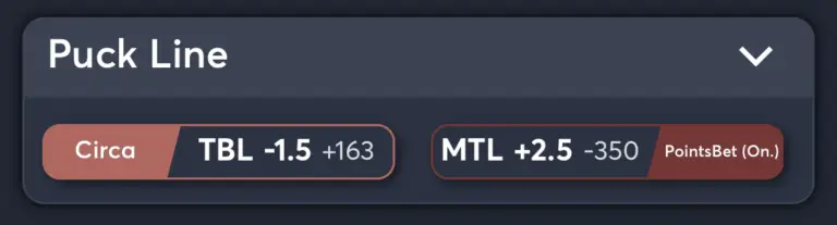 Tampa Bay Lightning vs Montreal Canadiens ai prediction odds