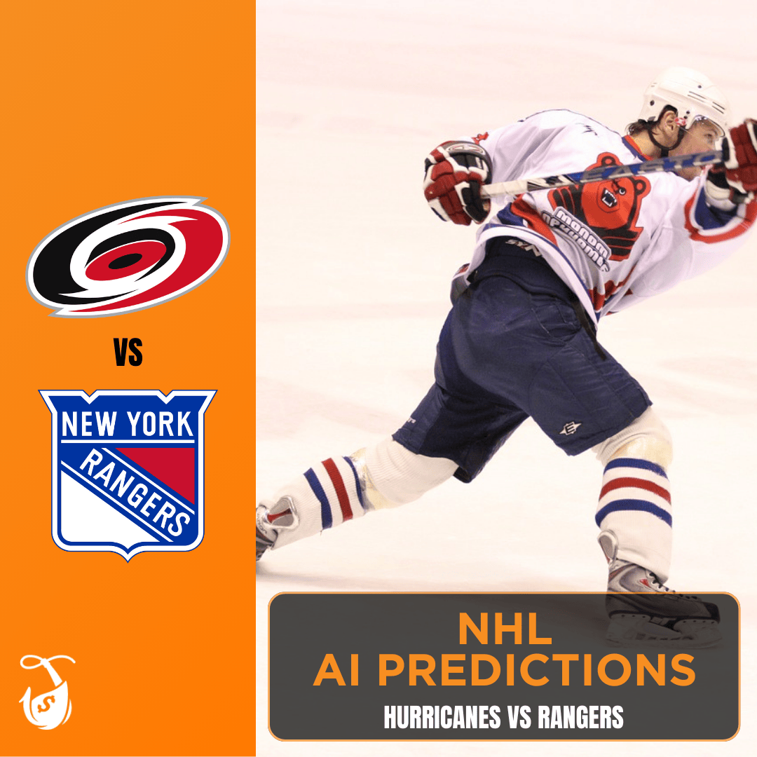 Hurricanes vs Rangers AI Predictions Game 1 - NHL AI Picks (1)