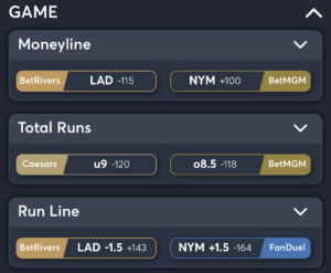 Dodgers vs Mets- Best Bets