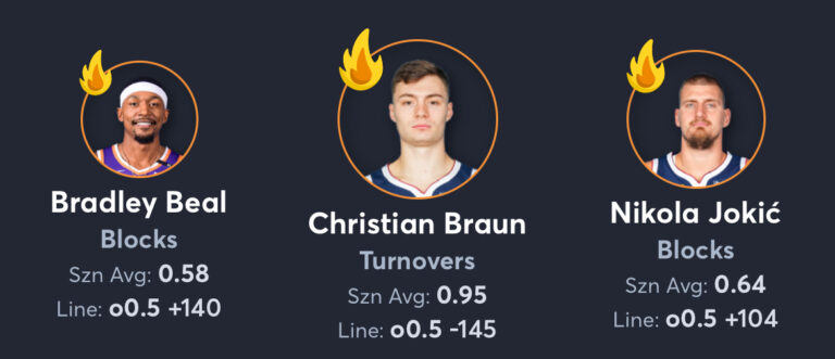 Nuggets vs Suns - Player Props