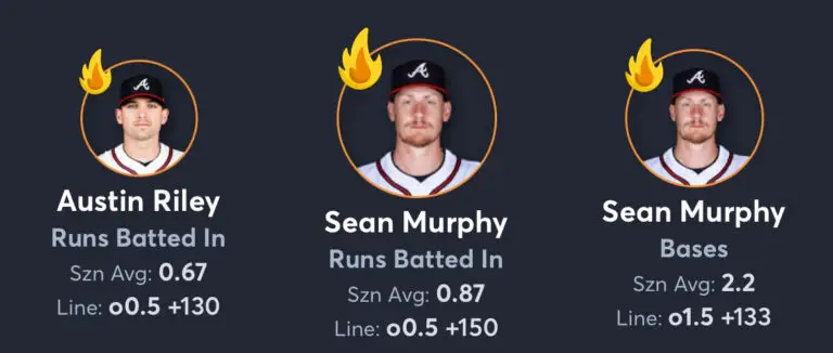 Braves vs Rockies - Player Prop List