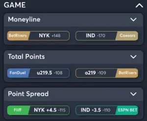 Knicks vs Pacers- Best Bets