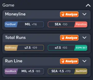 Brewers vs Mariners- Best Bets
