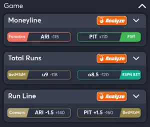 Diamondbacks vs Pirates- Best Bets