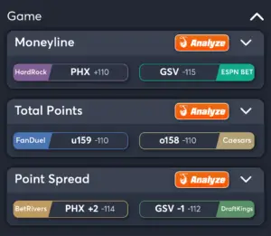 Mercury vs Valkyries- Best Bets