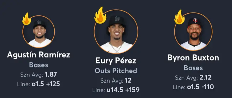 Twins vs Marlins- Player Prop List