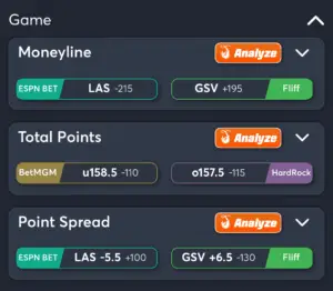 Aces vs Valkyries- Best Bets