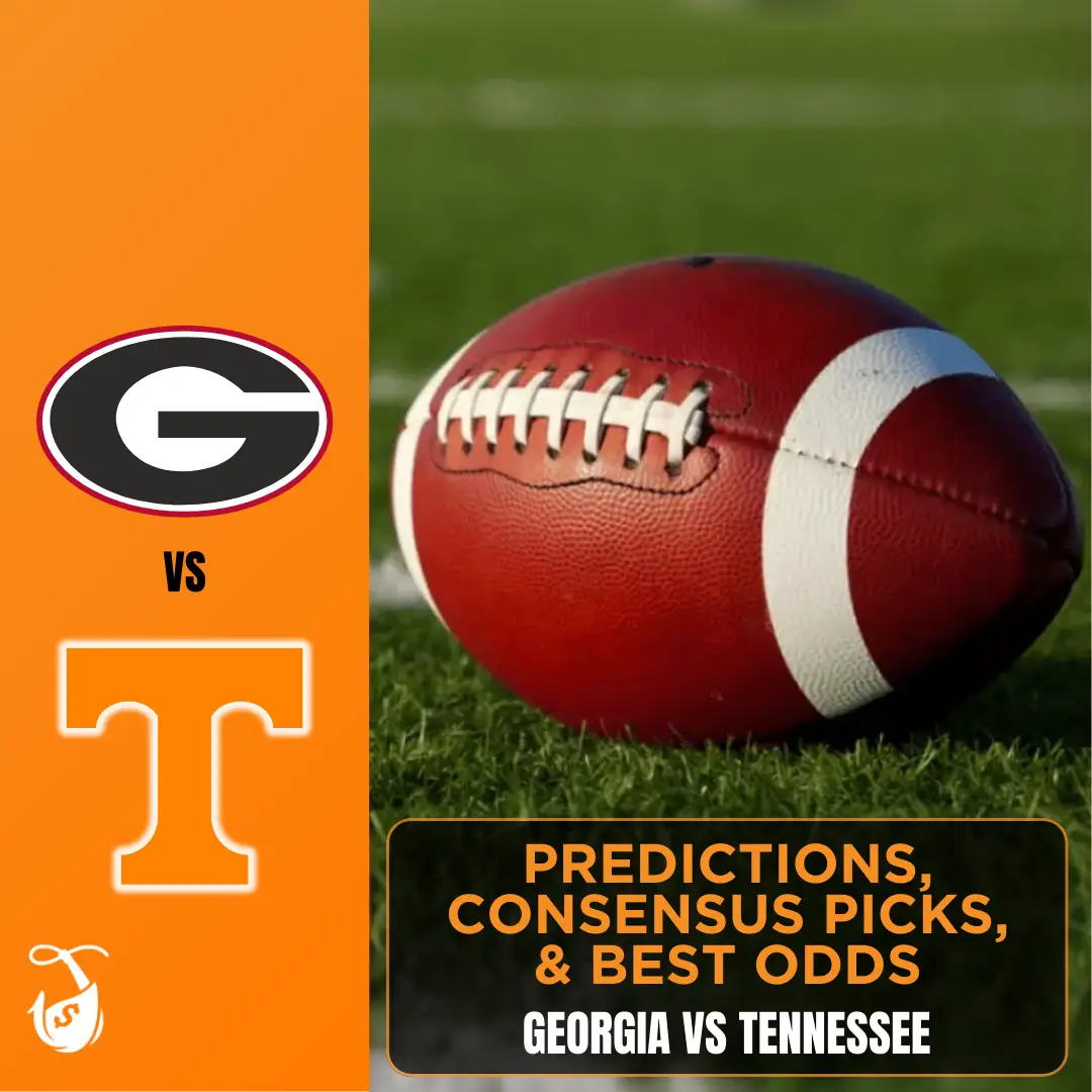 Georgia vs Tennessee NCAAF Predictions, Consensus Picks, Best Odds