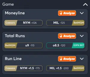 Mets vs Brewers- Best Bets