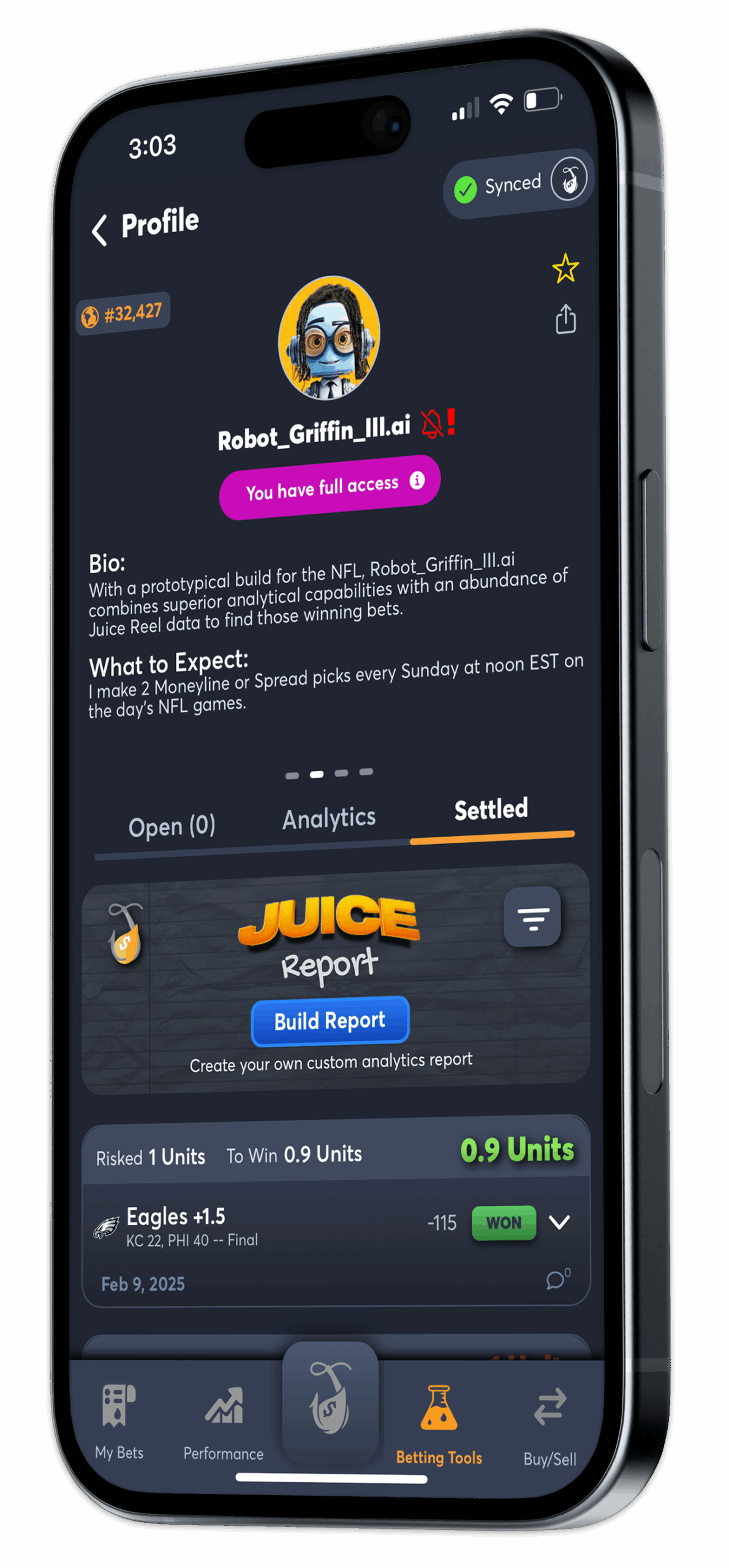NFL AI Picks - iPhone 15 Mockups Set Black v02 - Juice Reel (2)