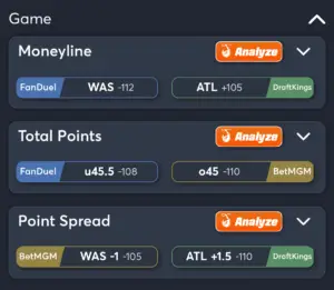Commanders vs Falcons- Best Bets
