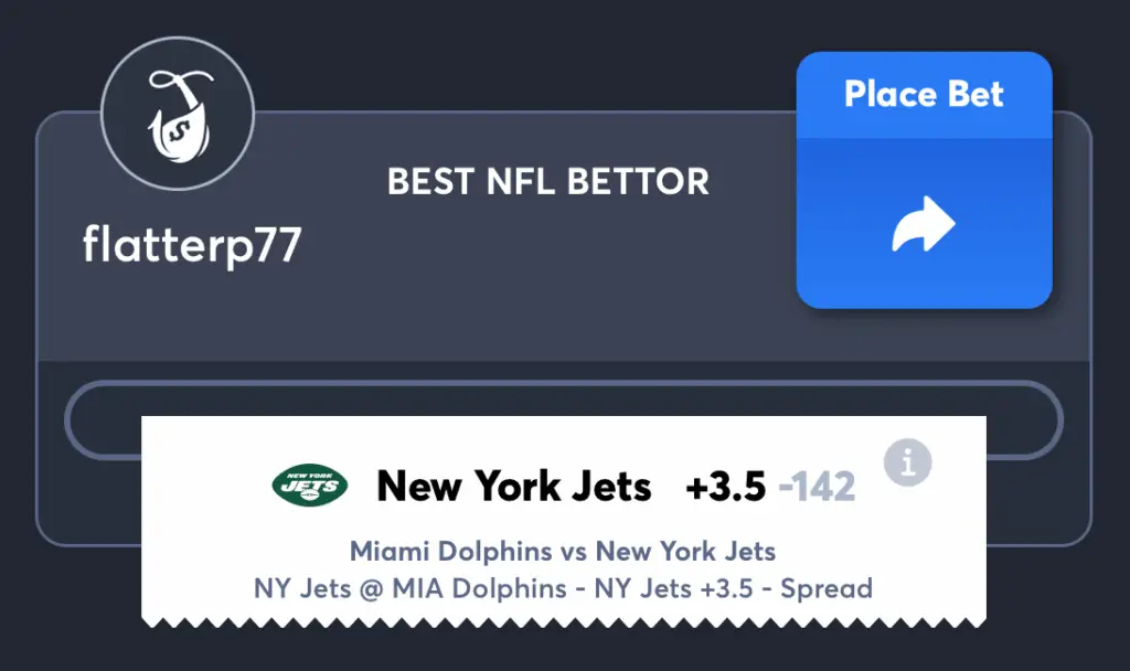 Jets vs Dolphins- Best NFL Bettor