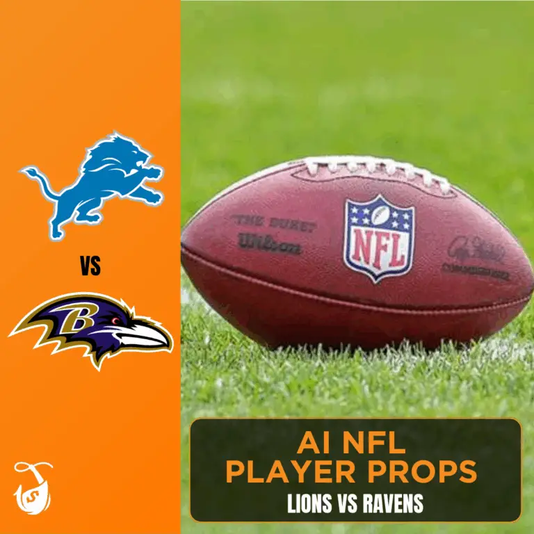 Lions vs Ravens AI NFL Player Props