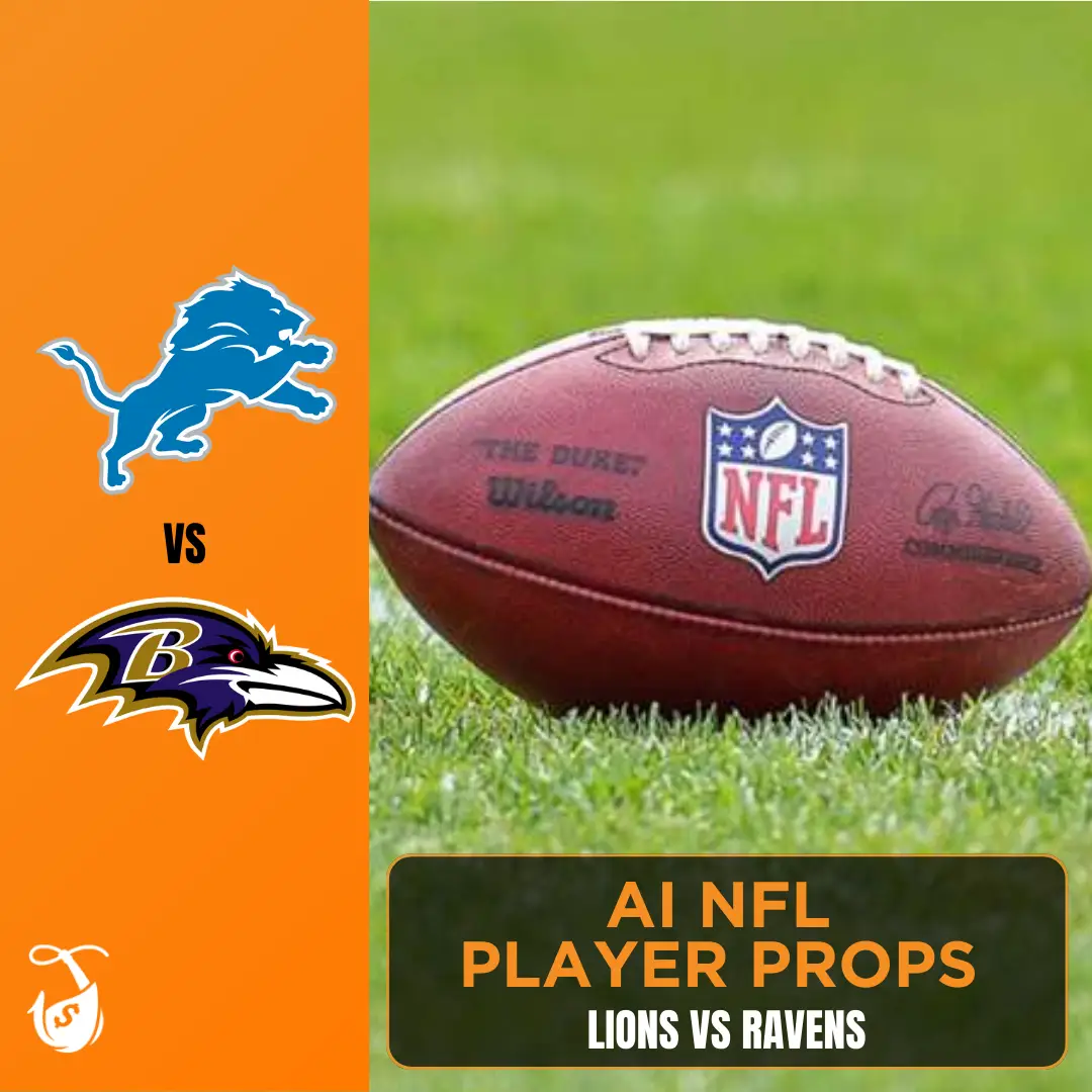 Lions vs Ravens AI NFL Player Props