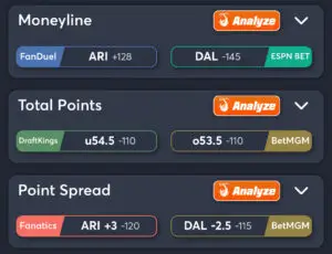 Cardinals vs Cowboys Predictions, Best Odds, PrizePicks, and Player Props