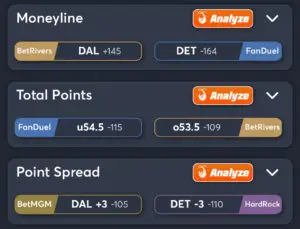 Cowboys vs Lions Predictions, Best Odds, PrizePicks, and Player Props